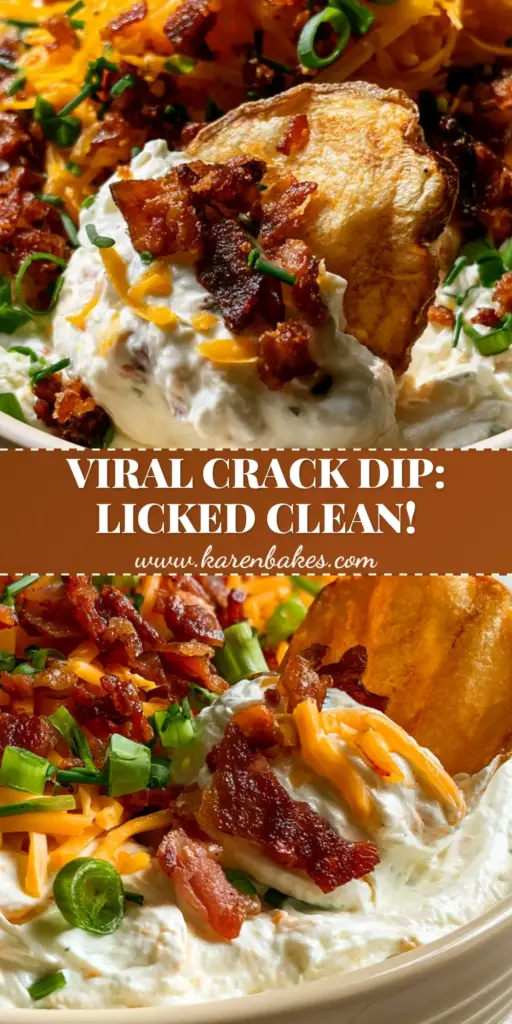 A thick, creamy white chip dip topped with a mountain of sharp orange cheddar, crispy bacon, and scallions in a ceramic bowl. (Cold chip dip recipes)