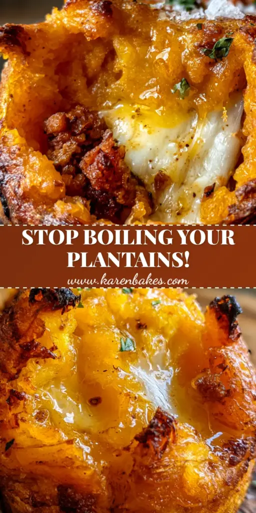 Plantain Balls Recipe: Crispy Rellenos de Plátano with Beef and Cheese 3 A stack of golden-brown fried plantain balls recipe garnished with cilantro and flaky sea salt.